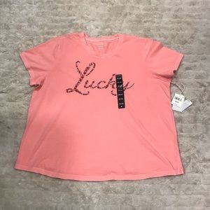 *SOLD* Lucky Brand flower top Size 1X & 2X
